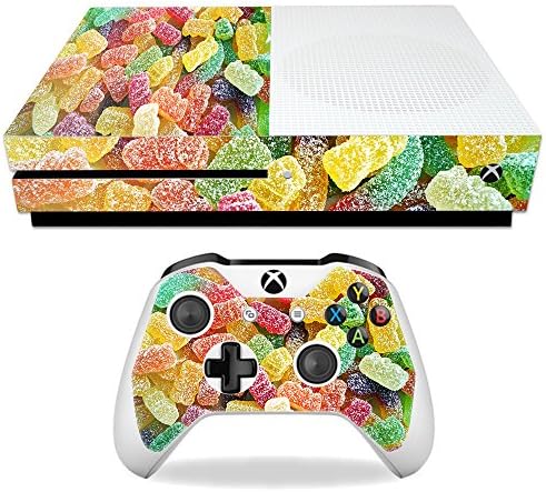 Корица MightySkins, съвместима с Microsoft Xbox One S - Sour Candy | Защитно, здрава и уникална Vinyl стикер | Лесно се нанася,